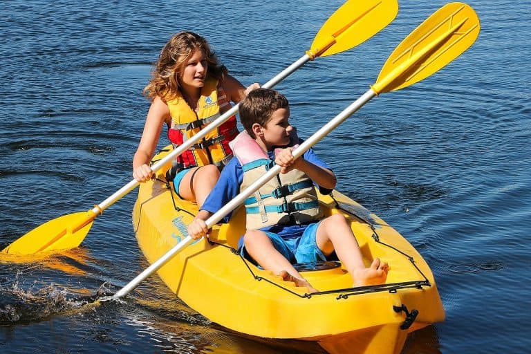 kayaking with kids