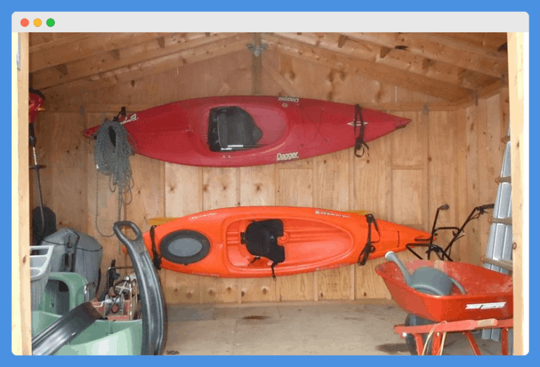 6 Best Ways To Store A Kayak In The Garage Kayak Help