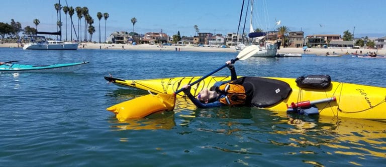 How To Self Rescue In A Sea Kayak