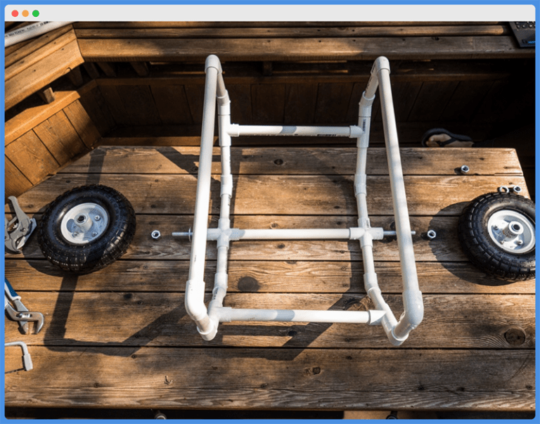 PVC Kayak Cart DIY, Plans, Reviews, How To Guide 2024 Kayak Help