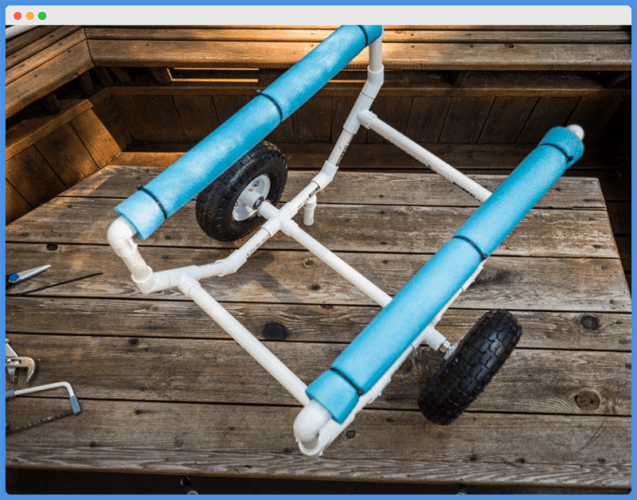 PVC Kayak Cart DIY, Plans, Reviews, How To Guide 2024 Kayak Help