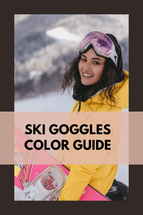 Ski Goggles Color Guide