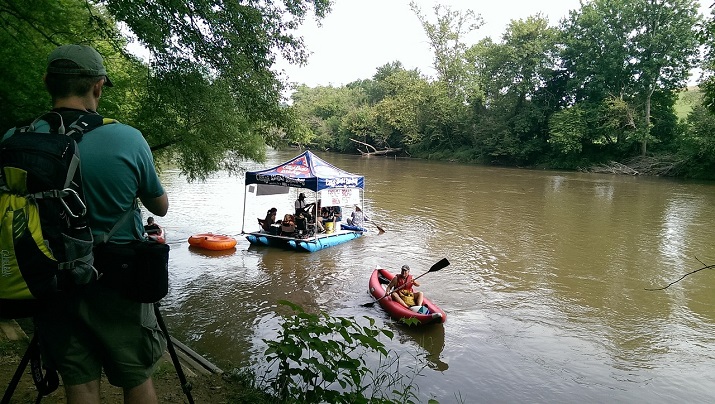 kayak camping trip