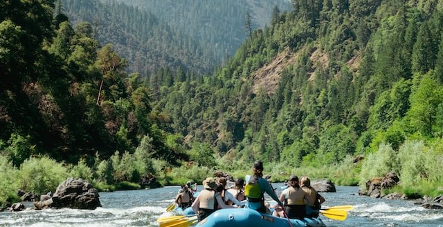 kayak camping trip