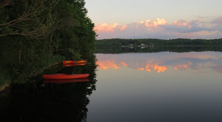 kayak camping trip