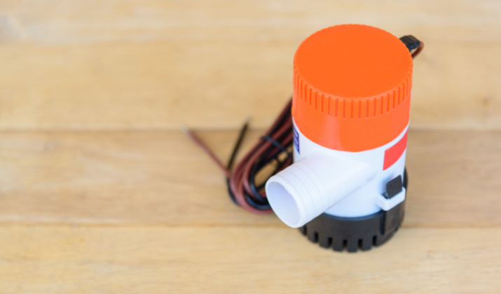 Get a Bilge Pump or Bucket