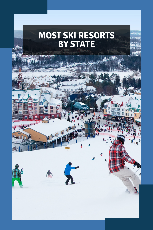 Most ski resorts by state