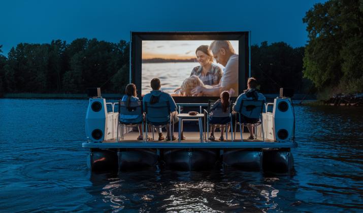 8 Ideas For A Magical Movie Night On Your Pontoon Boat